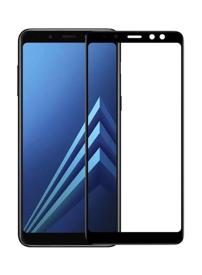 NIBEMINENT Tempered Glass Screen Protector For Galaxy A8 Plus Clear 