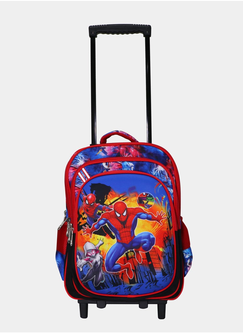 Bravo - Kids School Trolley Backpack 3 Pcs set with Pencil Case and lunch bag for boys and girls - Image 1