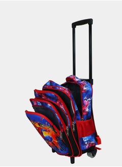 Bravo Kids School Trolley Backpack 3 Pcs set with Pencil Case and lunch bag for boys and girls  - Image 4