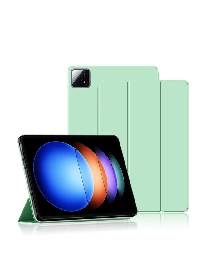 عام غطاء شاومي باد 7 إس برو 12.4 إنش 2025 - غطاء خلفي مرن من مادة TPU مع حامل قلم - Image 2