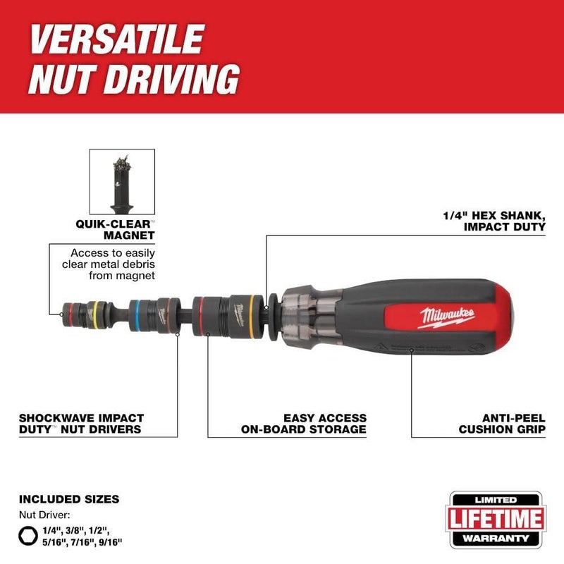 Milwaukee Electric - Multi-NUT Driver W/Shockwave Impact DUTYTRADE - Image 2