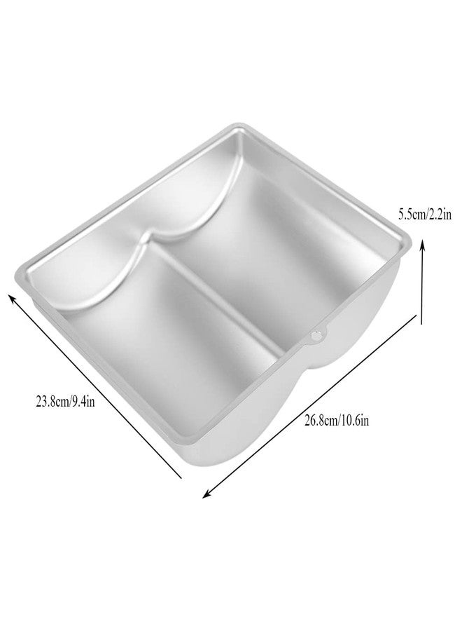 HAOHIZE Book Shape Caker Pans, 3D Books Caker Pan Aluminum Books Shaped Caker Pan Model Birthday Caker Pans Bakeware Baking Pan Pastry Model Silver, Aluminum - Image 2