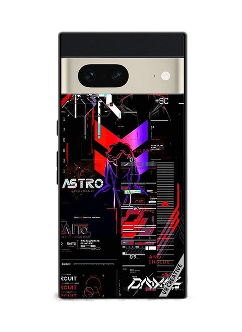 Protective Case Cover For Google Pixel 7 Astro Design Multicolour