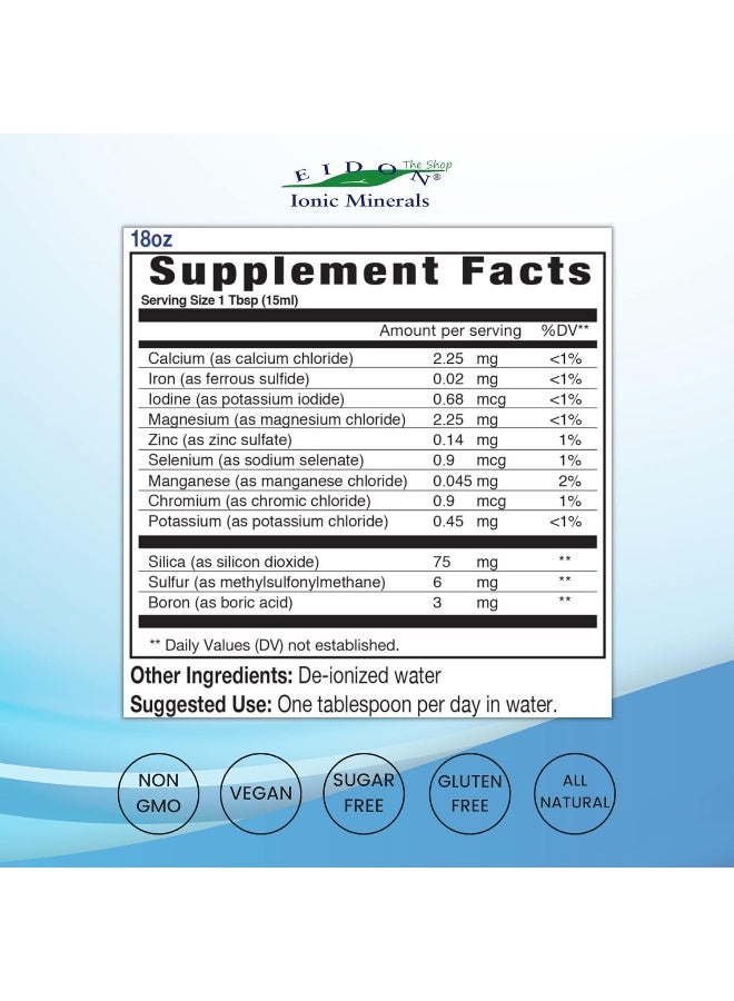 Eidon Ionic Minerals - Multiple Mineral Liquid 18 Oz. - Image 2
