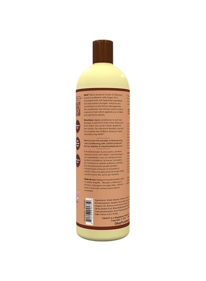 OKAY BLACK JAMAICAN CASTOR OIL MOISTURE GROWTH SHAMPOO 33oz - Image 2