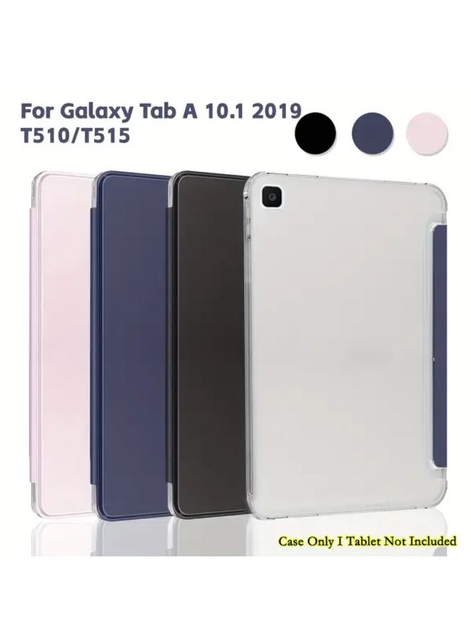 Samsung Galaxy Tab A 10 1 2019 Case Black Triple Fold Stand Cover - Image 1