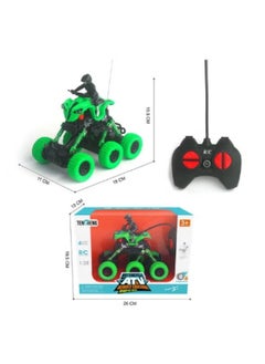 Shuer 4-Channel Remote Control Motorcycle Six-Wheeled Simulation RC CAR 18 x 15.5cm  - Image 1