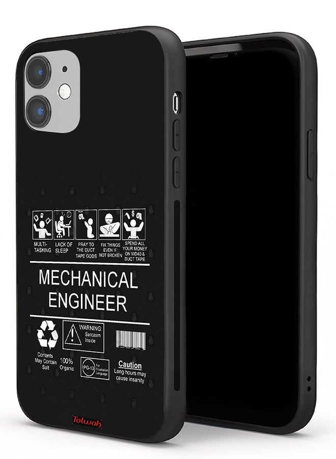 Tolwak Apple iPhone 11 Protective Case Mechanical Engineer Sticker - Image 1