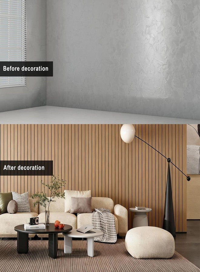 NAMAII 3D Wall Panels Peel and Stick - 15.74"x118" PVC FauxWood Grain Texture, Self Adhesive Waterproof Wall Covering, DIY Accent Wall, Sofa Background Backsplash & Modern Home Decor, Covers 12.9 sq.ft - Image 3