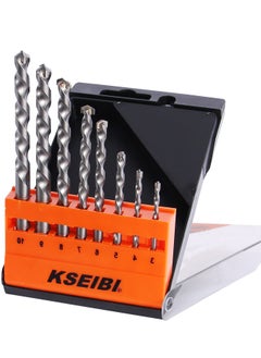 KSEIBI Concrete Drill Bits Set, 8-Piece with Durable Plastic Case – Precision Tools for Masonry and Hard Surfaces  - Image 1