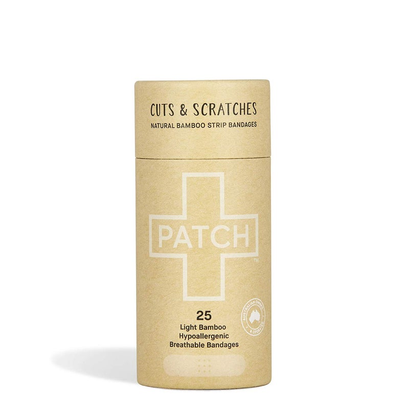 Patch Tan Bamboo Adhesive Bandage Sterile .75 x 3 25 Container - Image 2