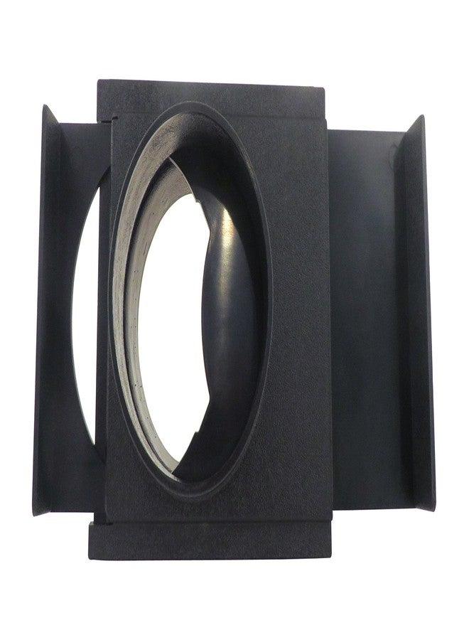 Taytools 4" ABS Plastic Self Cleaning Anti Clog Blast Gate 4" OD Openings on Both Sides for Dust Collection Systems 73462 - Image 2