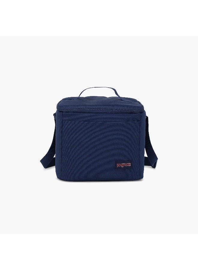 JANSPORT Lunch/Cooler Bag-Super Snack-1 Cmprt-9 Ltr- (214|Woven Polyester) Navy \ 19X19X22.5 - Image 1