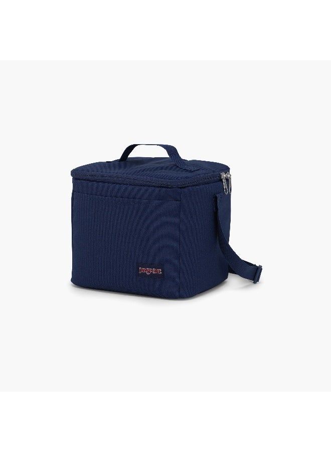 JANSPORT Lunch/Cooler Bag-Super Snack-1 Cmprt-9 Ltr- (214|Woven Polyester) Navy \ 19X19X22.5 - Image 3