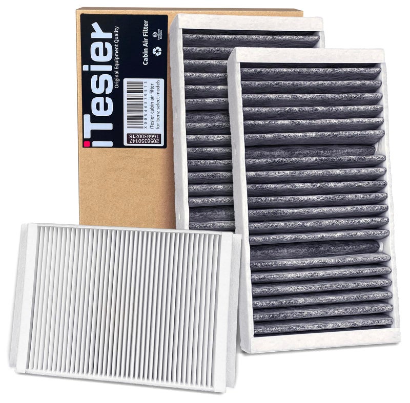 ITESIER Cabin Air Filter kit for 20162019 Mercedes GLE350 GLE400 GLE450 20122015 ML350 ML550 20172019 GLS450 GLS550 GLS63 20132016 GL450 GL550 GL63 replaces 1668300318 1668300218