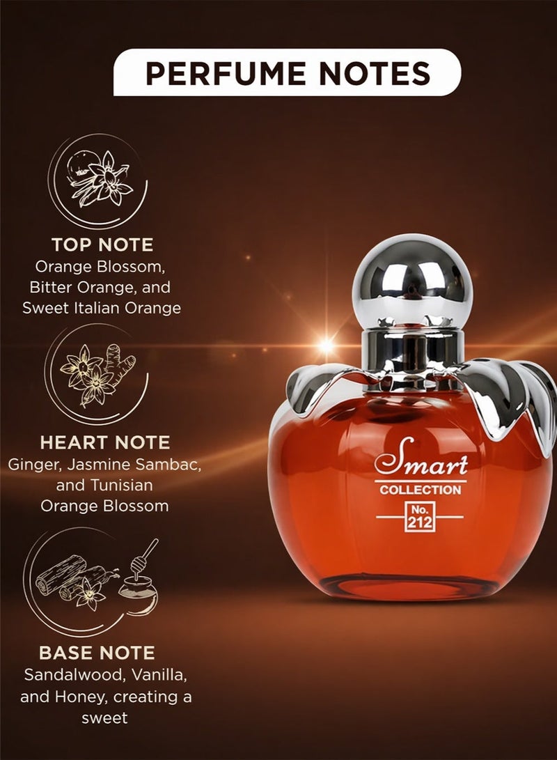 Smart collection Eau De Parfum for Women 212  25ml Fresh, Floral, & Woody Fragrance Long-Lasting Scent - Image 2