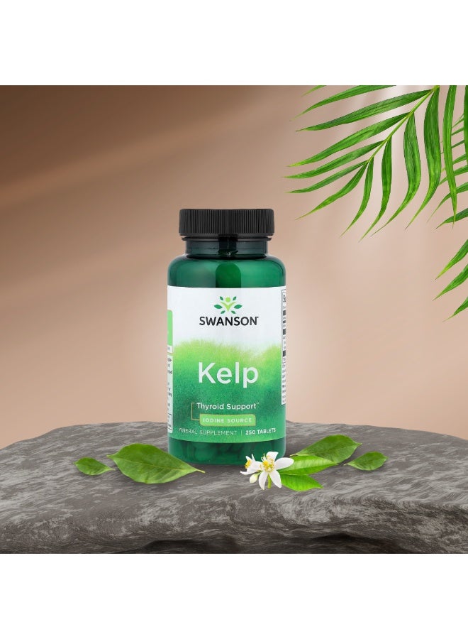 Swanson Kelp 250 Tablets - Image 2