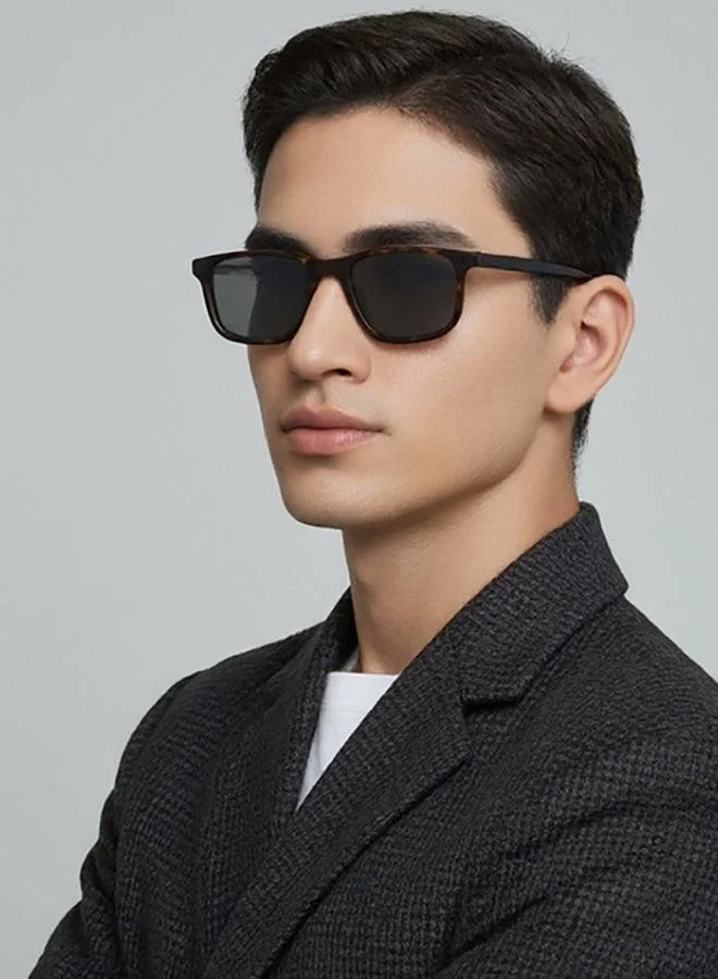 John Jacobs Sky Blue Black Full Rim Rectangle John Jacobs JJ Tints JJ S70036-C2 Sunglasses