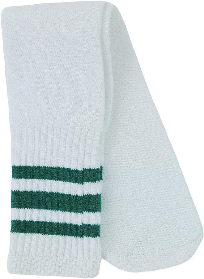 مجموعة جوارب نسائية من ToBeInStyle، 3 أزواج، جوارب طويلة مخططة بألوان مختلفة - خطوط خضراء - Image 5