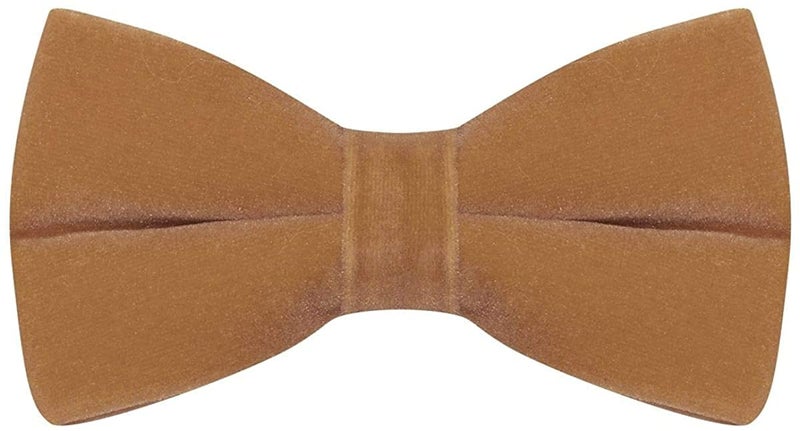 CLOTHERA Light brown Suspender and Velvet Bow Tie Set for Men - Image 5