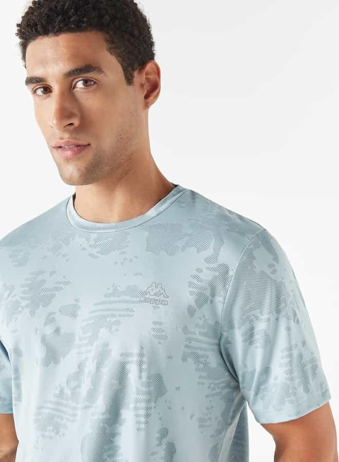 Kappa Logo Detail T-shirt with Short Sleeves - Image 4