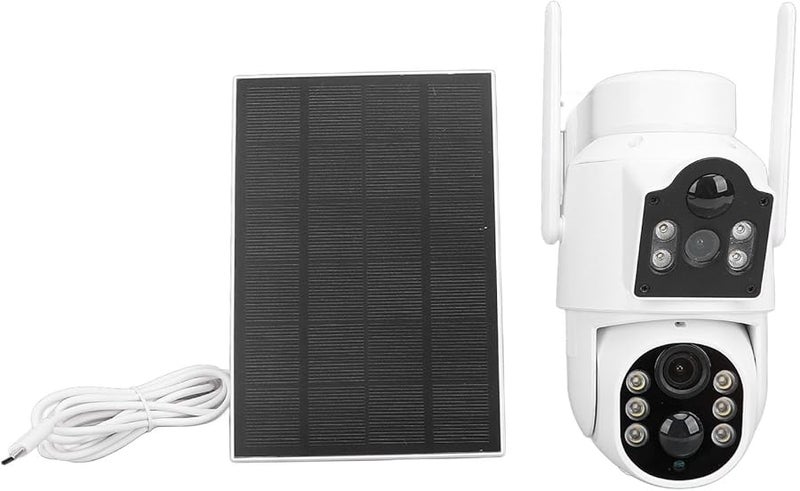 Solar Security Camera Wireless Outdoor 360 Degree View PIR Motion Sensor Two Way Talk - Image 2