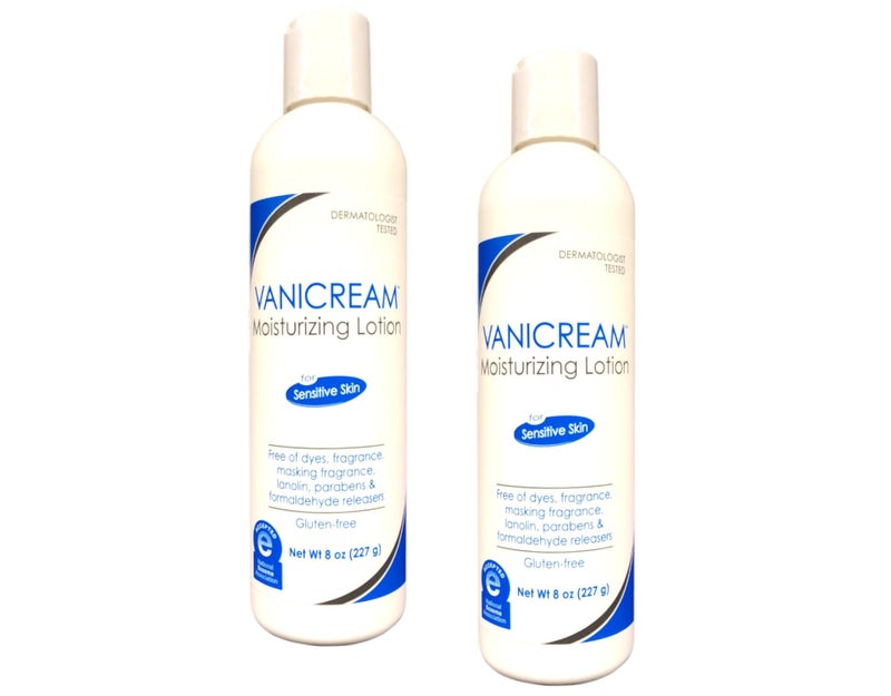 Vanicream Moisturizing Lotion for Sensitive Skin 8 fl oz Value Pack of 2