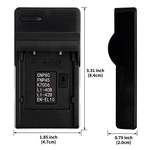 Norifon KLIC-7006 USB Charger for Kodak EasyShare M200, M22, M23, M522, M530, M531, M532, M5350, M5370, M550, M552, M575, M577, M580, M583, M750, MD30 Camera and More - Image 5