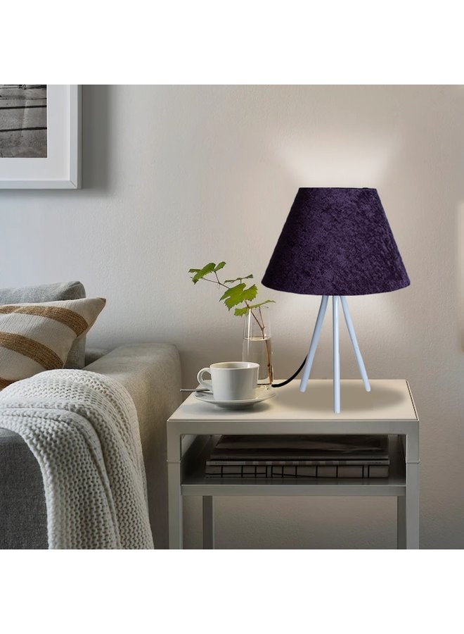 tbshomelamp Metal Table Lamp 45X30Cm - Purple
