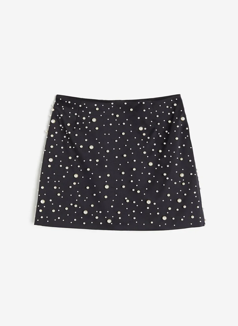 H&M Bead Detail Skirt