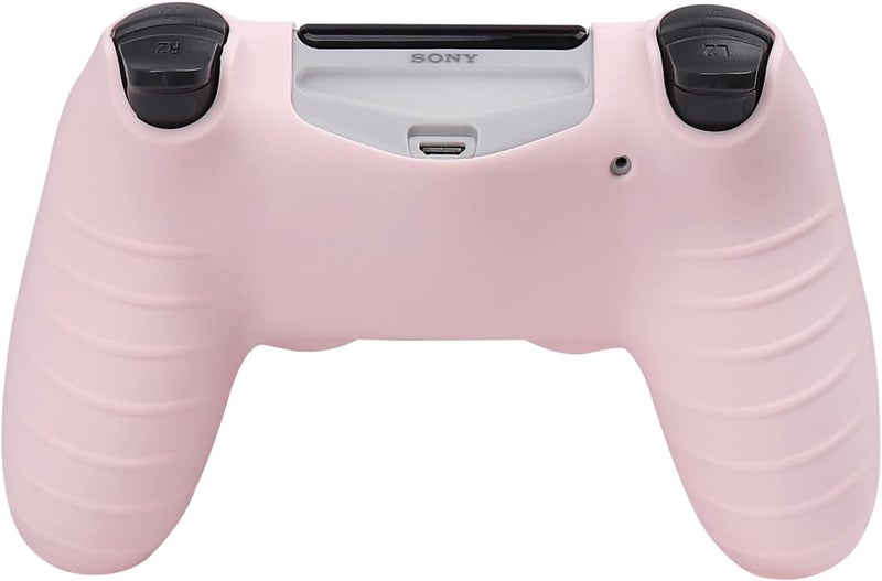 RALAN Pink Controller Skins for PS4, Silicone Controller Cover Skin Protector Compatible with PS4 Slim/PS4 Pro Controller (Pink Pro Thumb Grip x 6,Skull Cap Grip x 2)(Camouflage +White - Image 5
