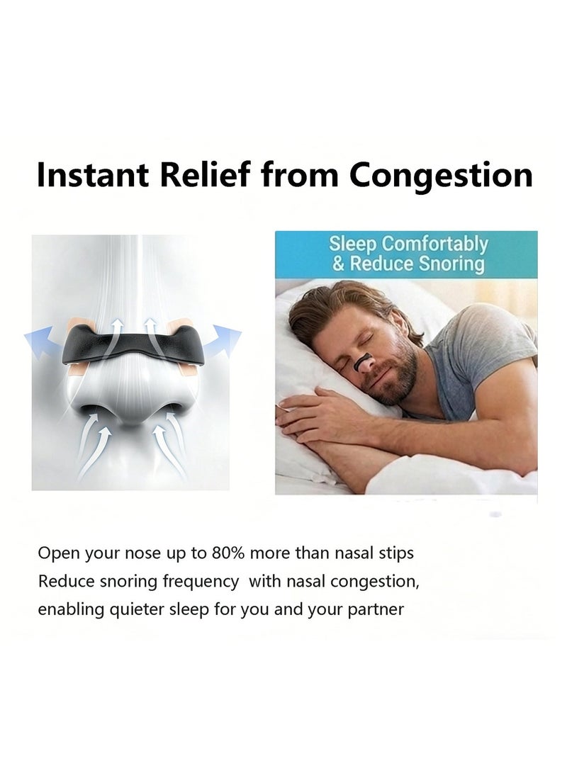 120PCS/60 Day Anti-Snoring Magnetic Nasal Strips Refill Tabs Pack, Sleep Nasal Strips for Home And Travel, Reduce Snoring, Enhanced Breathing, Improve Sleep Quality Snoring(Round type） - Image 2