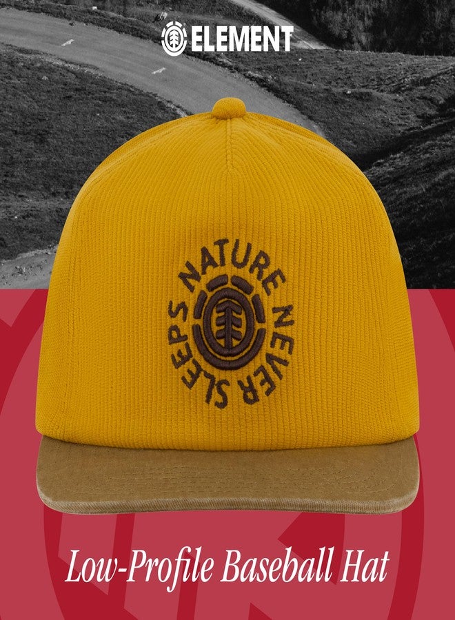 Element Baseball Hat, Adult Low Profile with Straight Brim, Coffee, One Size - Image 2