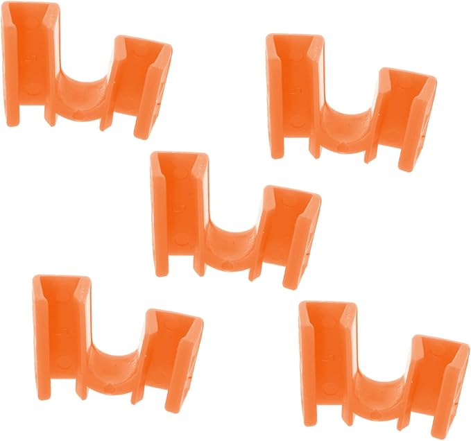 Reusable Chopstick Holder Clips 5Pcs Orange Multi Functional Home Restaurant - Image 1