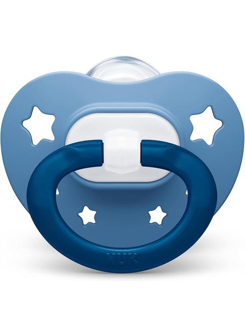 NUK Orthodontic Pacifiers, 6-18 Months, 4 Count (Pack of 1)