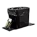 HAUSSIMPLE Car Trash Can with Stability Wings Leakproof Portable Garbage Bin for Fabric Rubber Mats Compact Durable Plastic Auto Organizer for Cars SUVs Trucks Black Large - Image 2