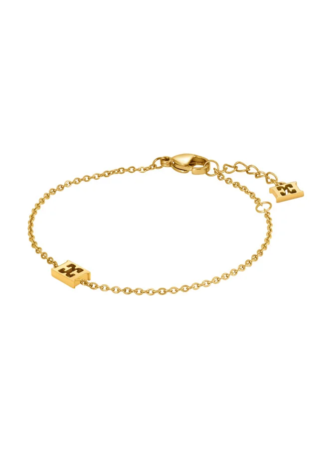 إسكادا Caroline Gold Plated Stainless Steel Bracelet for Women 140mm