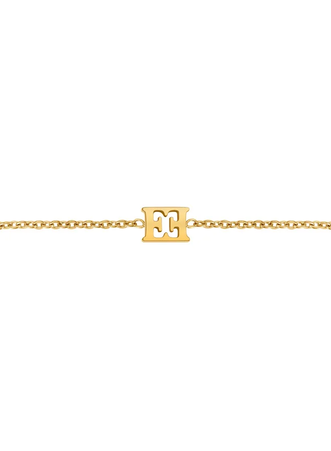 إسكادا Caroline Gold Plated Stainless Steel Bracelet for Women 140mm