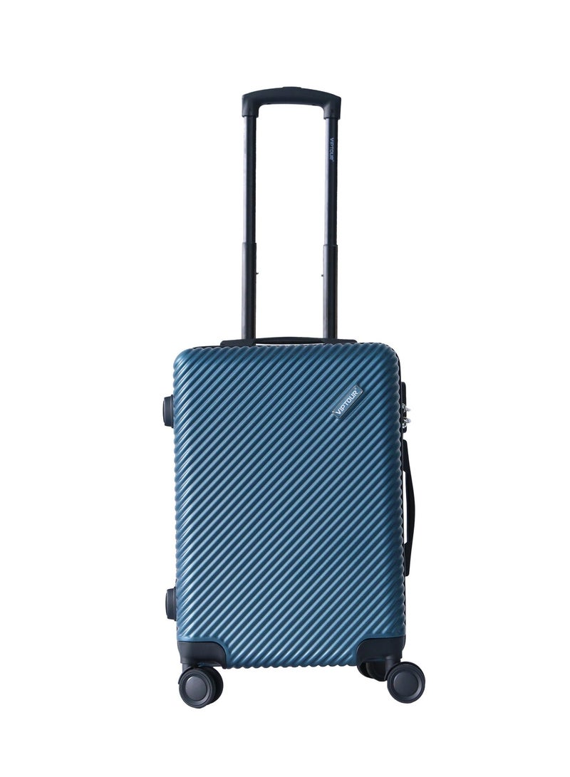 فيبتور حقيبة سفر بأربع عجلات دوارة وجوانب صلبة مع قفل أرقام - Image 1