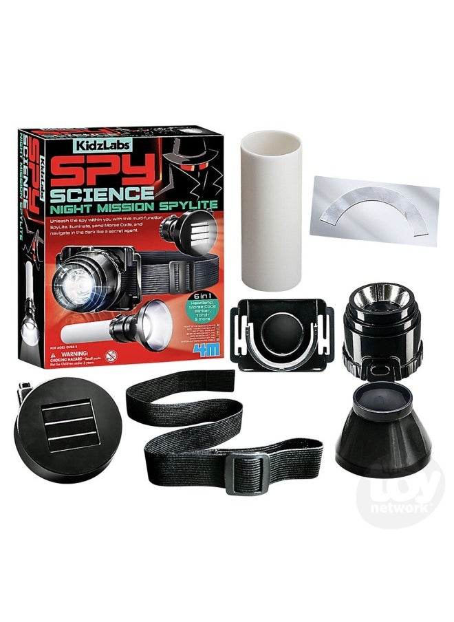 4m 4M KidzLabs Spy Science Night Mission SpyLite Science Kit  - Image 4