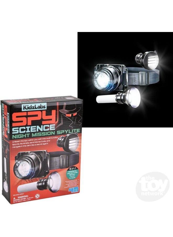 4m 4M KidzLabs Spy Science Night Mission SpyLite Science Kit  - Image 1