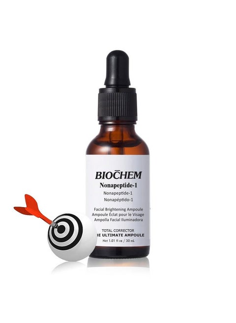 Nonapeptide1 Facial Brightening Ampoule 1.01 Fl Oz / 30 Ml Skin Tone Correcting & Powerful Blend Formula For Facial Wrinkles & Fine Lines