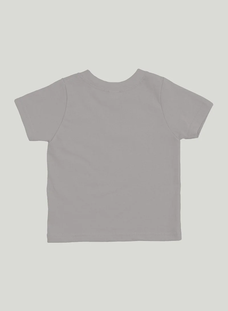 Luay Single Unisex 100% Bamboo based Ultra-Soft fabric Half Sleeve T-Shirt with Adventure Print-Grey for Men | Best Price UAE