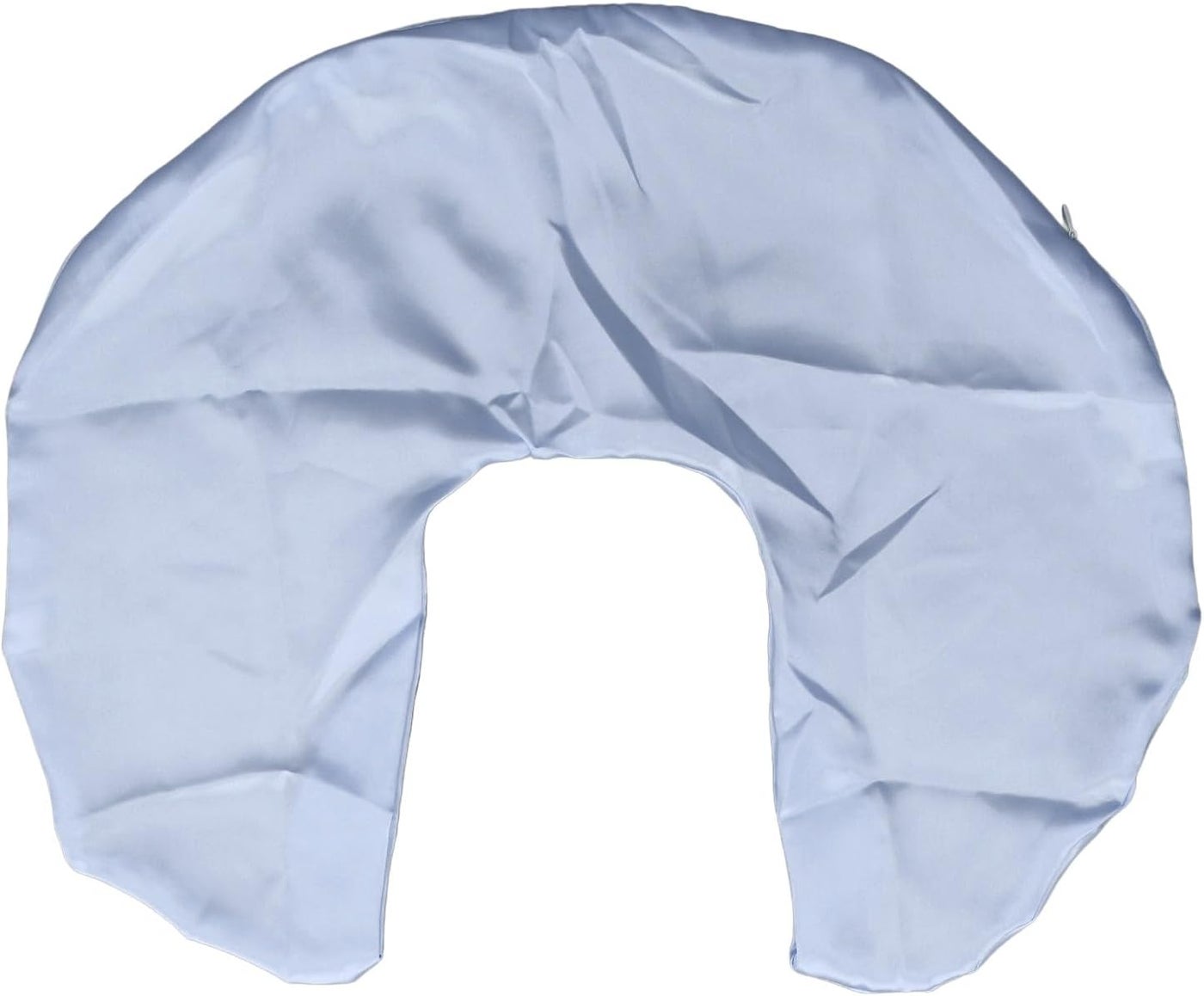 Nursing Pillow Cover Made of Soft Satin, Skinfriendly, Washable, Breathable, Nursing Pillow Cover Compatible for Feeding and Newborn Care (Blue)