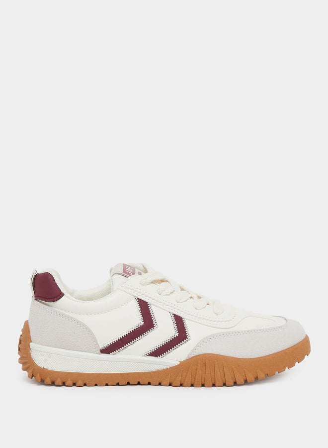 Styli Styli Retro Sole Panelled Lace-Up Sneakers  - Image 1