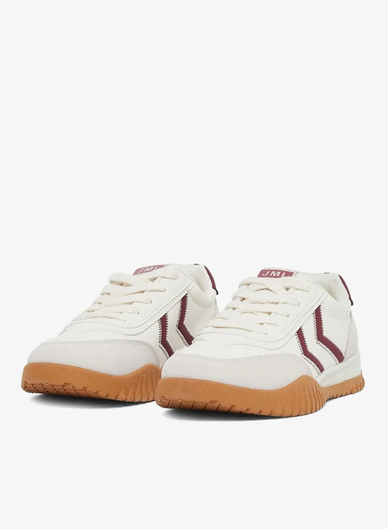 Styli Active Retro Sole Panelled Lace-Up Sneakers