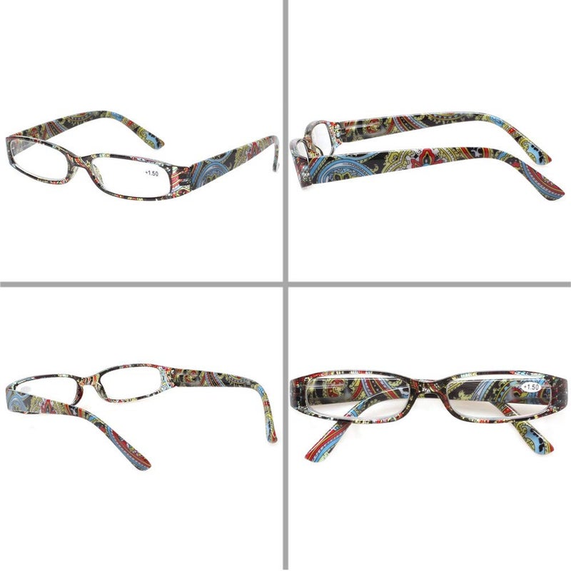 Kerecsen Women's Reading Glasses 4 Pairs Ladies Fashion Spring Hinge Readers (4 Pack Mix, 2.5) - Image 5