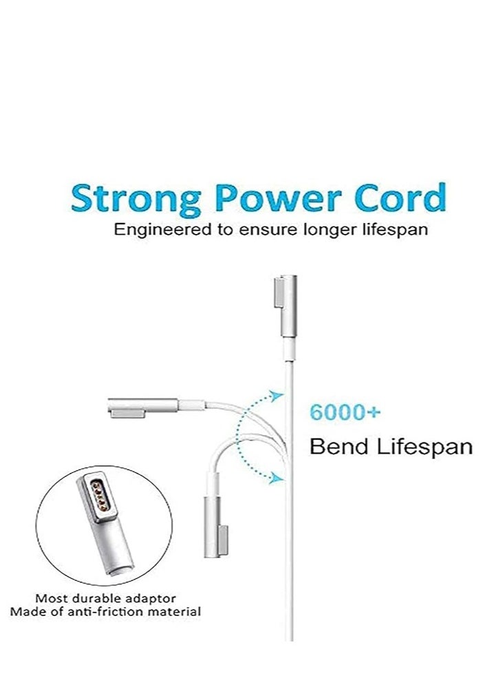 Generic - Charger 60 W, L-tip Magnetic Power Supply, Compatible with Mac Air/Pro 11 Inch 13 Inch 2012, 2013, 2014, 2015, 2017 Models A1425 A1502 A1435 A1465 - Image 1