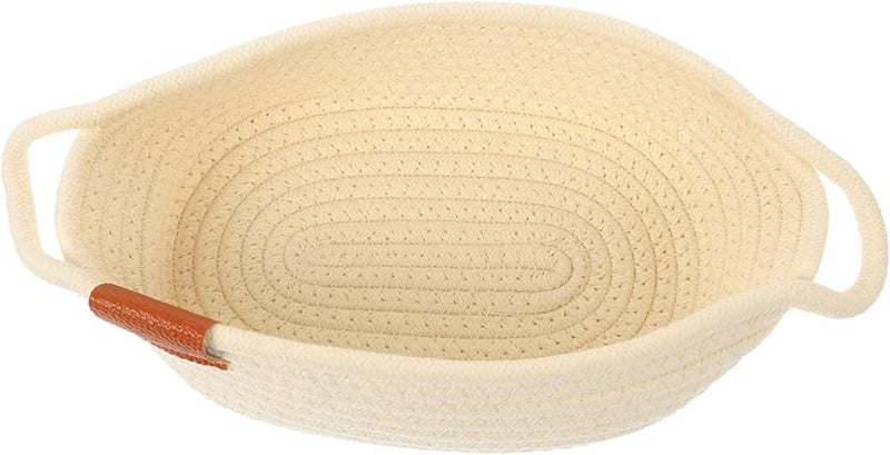 سلة تخزين من حبل بيج صافغل 20 × 7 سم منظِّم للألعاب والملابس وغرفة المعيشة - Image 2