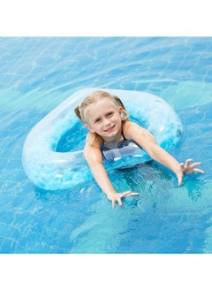 FUN MOMENT Transparent Inflatable Heart Shaped Swim Ring 90cm  - Image 3
